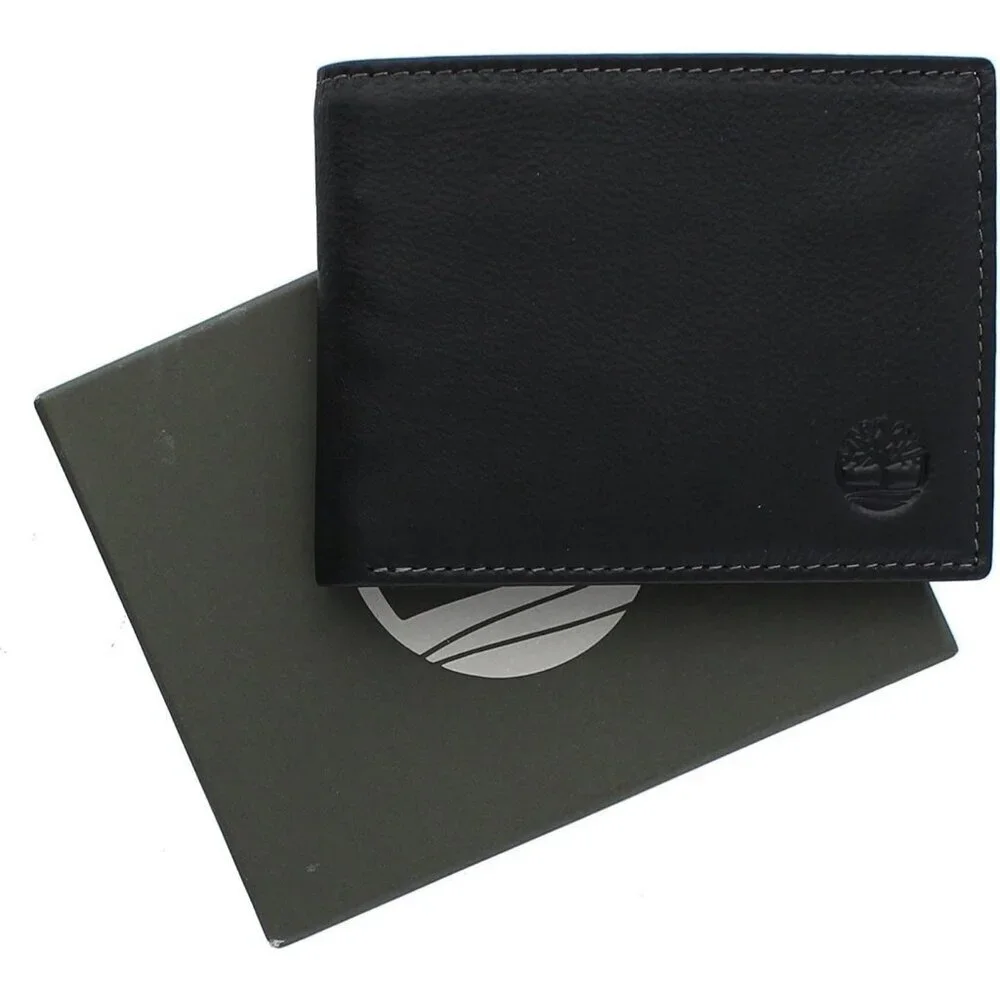 Men's Beautiful Fashionable Genuine Leather Bifold Black Wallet Designed